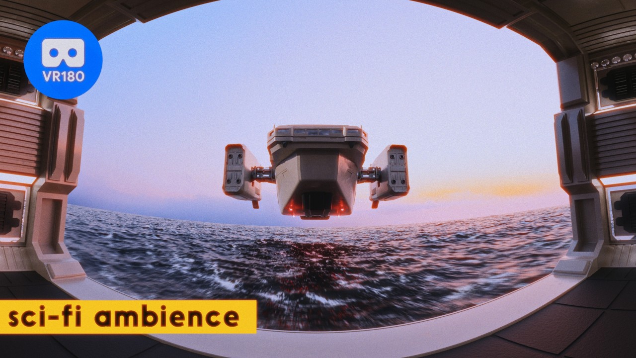 The Endless Ocean | An Ambient Sci-Fi VR180 Experience [4K]