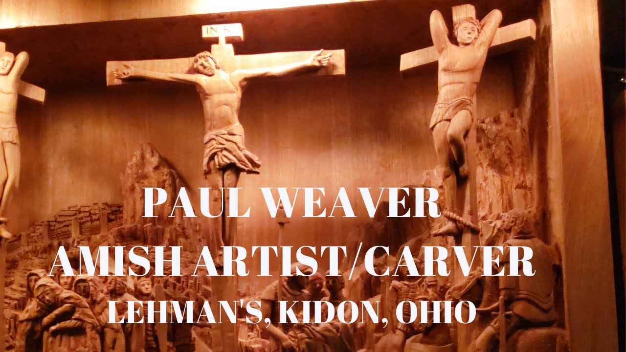AMAZINGLY BEAUTIFUL WOOD CARVINGS / AMISH ARTIST PAUL WEAVER