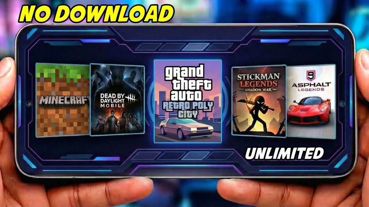 Play High Quality Games Without Download Instantly