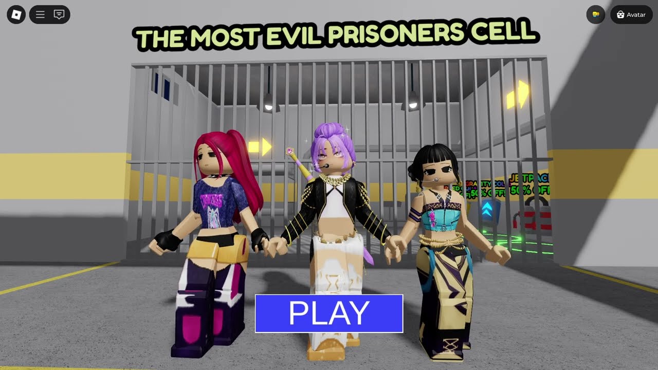 K POP DEMON HUNTERS PRISON RUN! Obby roblox Gameplay Walkthrough No Death 4K