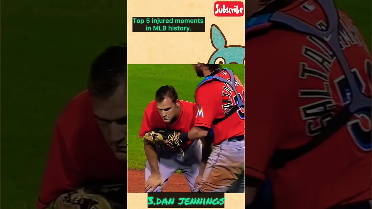 Top 5 injured moments in MLB history. #衝撃の事実 #pov #事件 #バズれ #事故