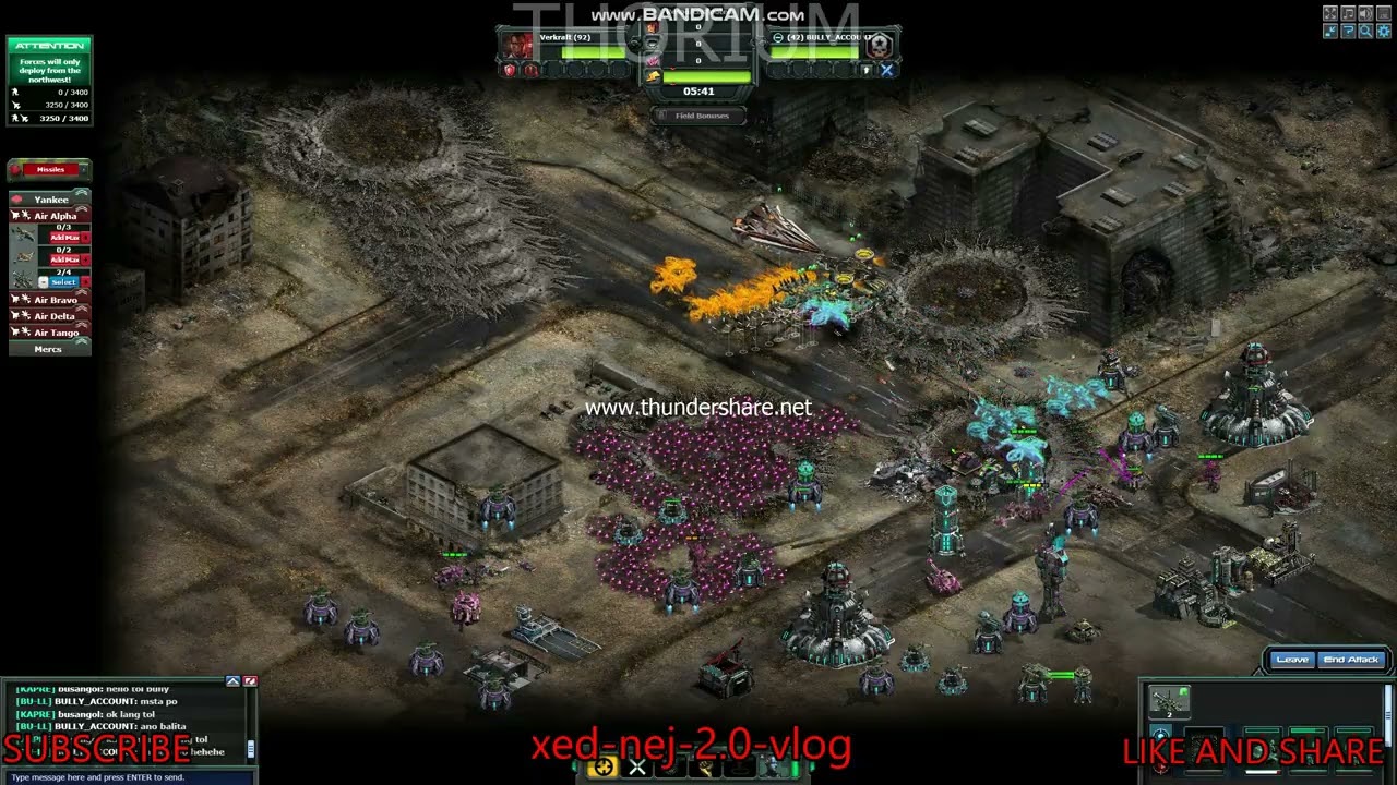 WAR COMMANDER EASY THORIUM BASE III USING AIR FREE REPAIR