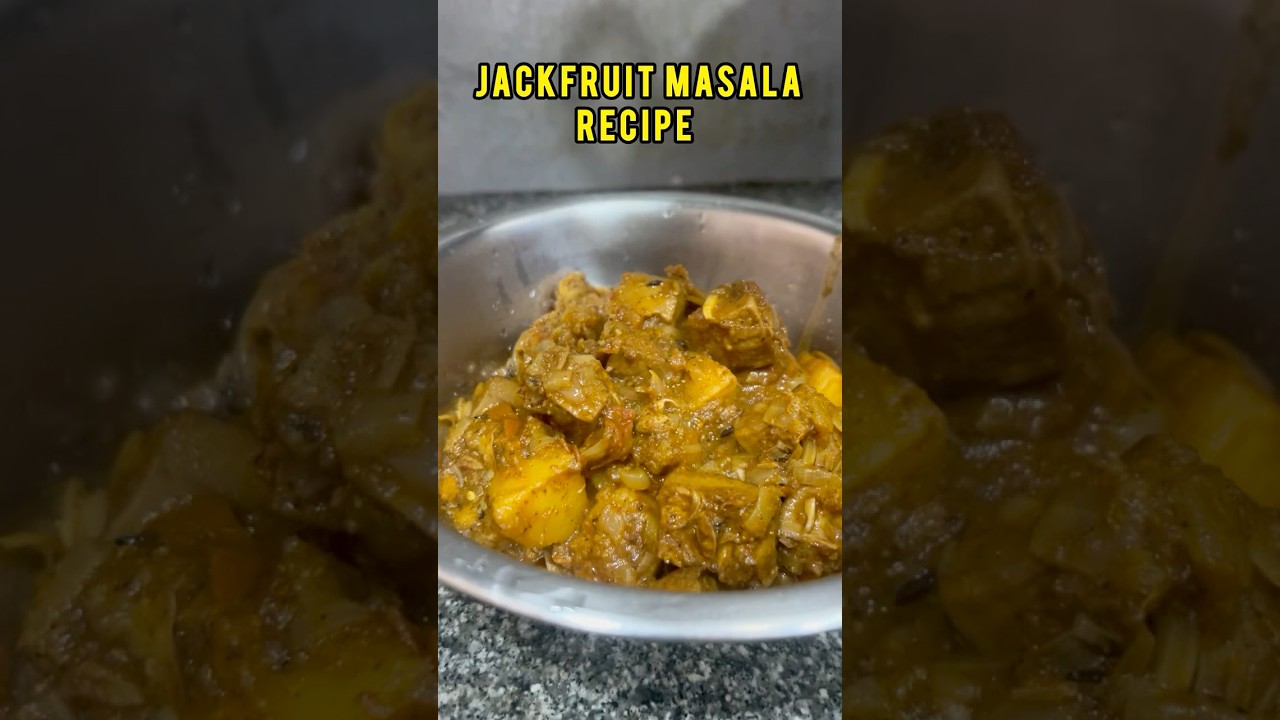 Jackfruit Masala Recipe || Indian Khana || Cooking video #music #jackfruit #indianfood #cookingvideo