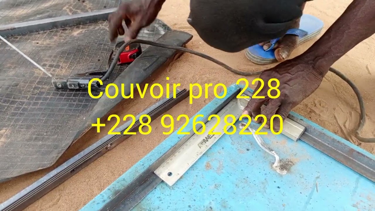 Soudure du chariot d'une couveuse automatique de 528 œufs : Partie A