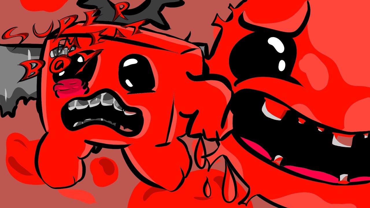 WHAT A BLOODY MESS!! | Super meat boy