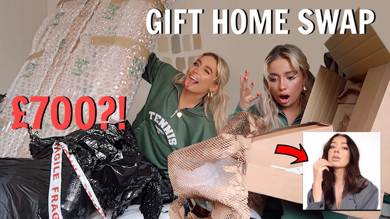 HUGE HOMEWARE house GIFT SWAP ft. Anastasia Kingsnorth | Saffron Barker