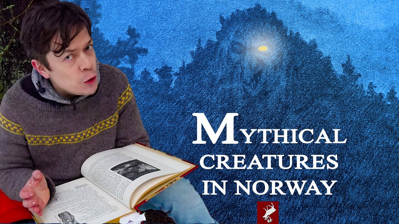Norwegian trolls, myths and scary creatures from folktale