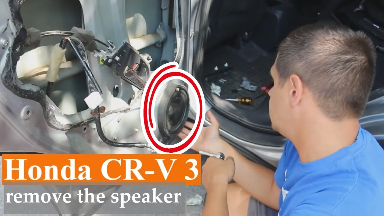Honda CR-V 3 - Removing the door speaker