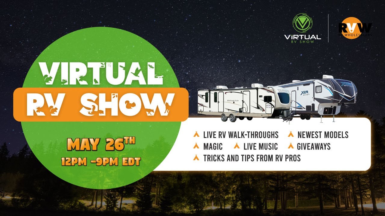 Virtual RV Show May 26th 2021 - FREE Music - Magic - RVs