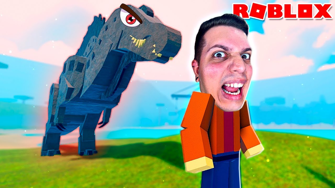 VIREI SOBREVIVENTE EM UM MUNDO DE DINOSSAUROS! | ROBLOX Operation Genesis