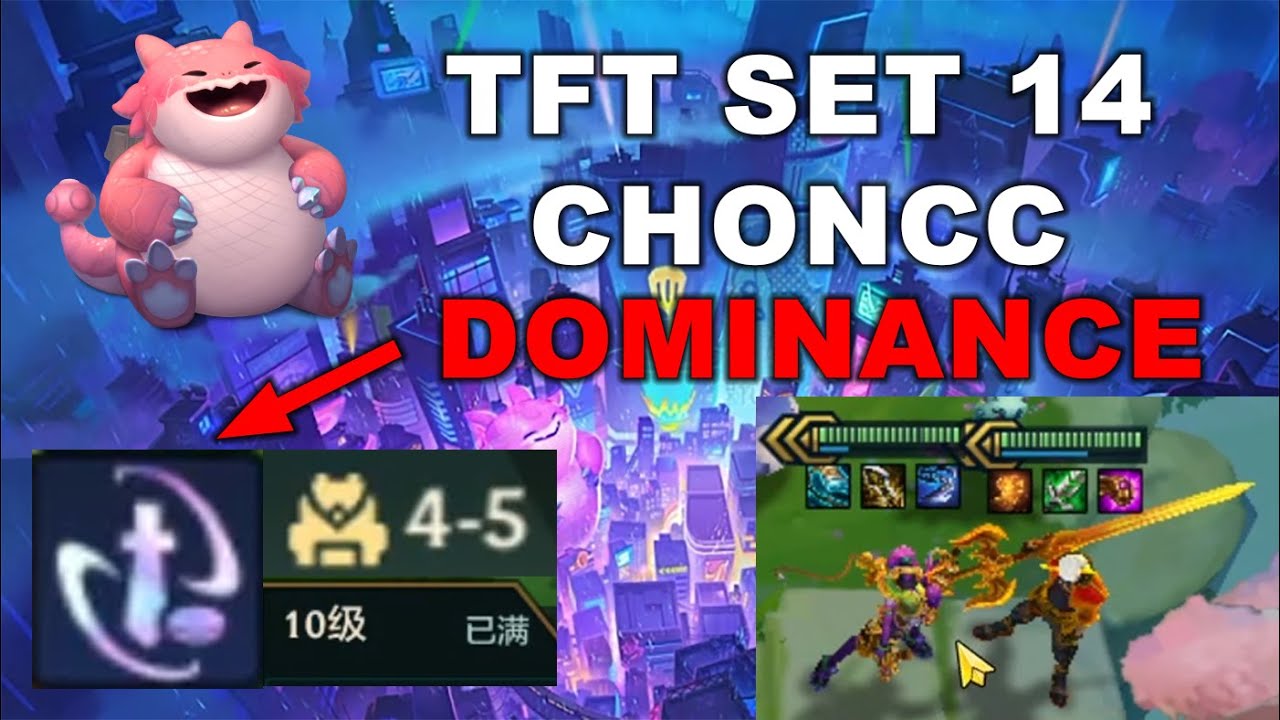 [TFT] - SET 14 CHONCC fastest 10 lvl on stage 4 - DOMINANCE- Samira Viego⭐⭐⭐ CN Golden Spatula 金铲铲之战
