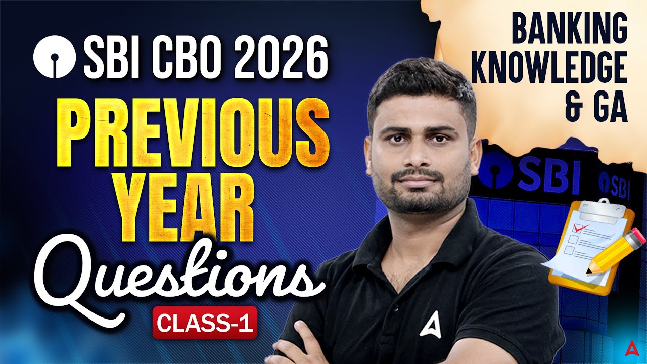 SBI CBO 2026 | Banking knowledge & GA Previous Year Questions | Class-1 | By Vaibhav Srivastava
