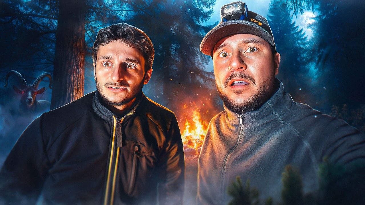 SURVIVRE dans une FORÊT HANTÉE ft @MaximeBiaggi