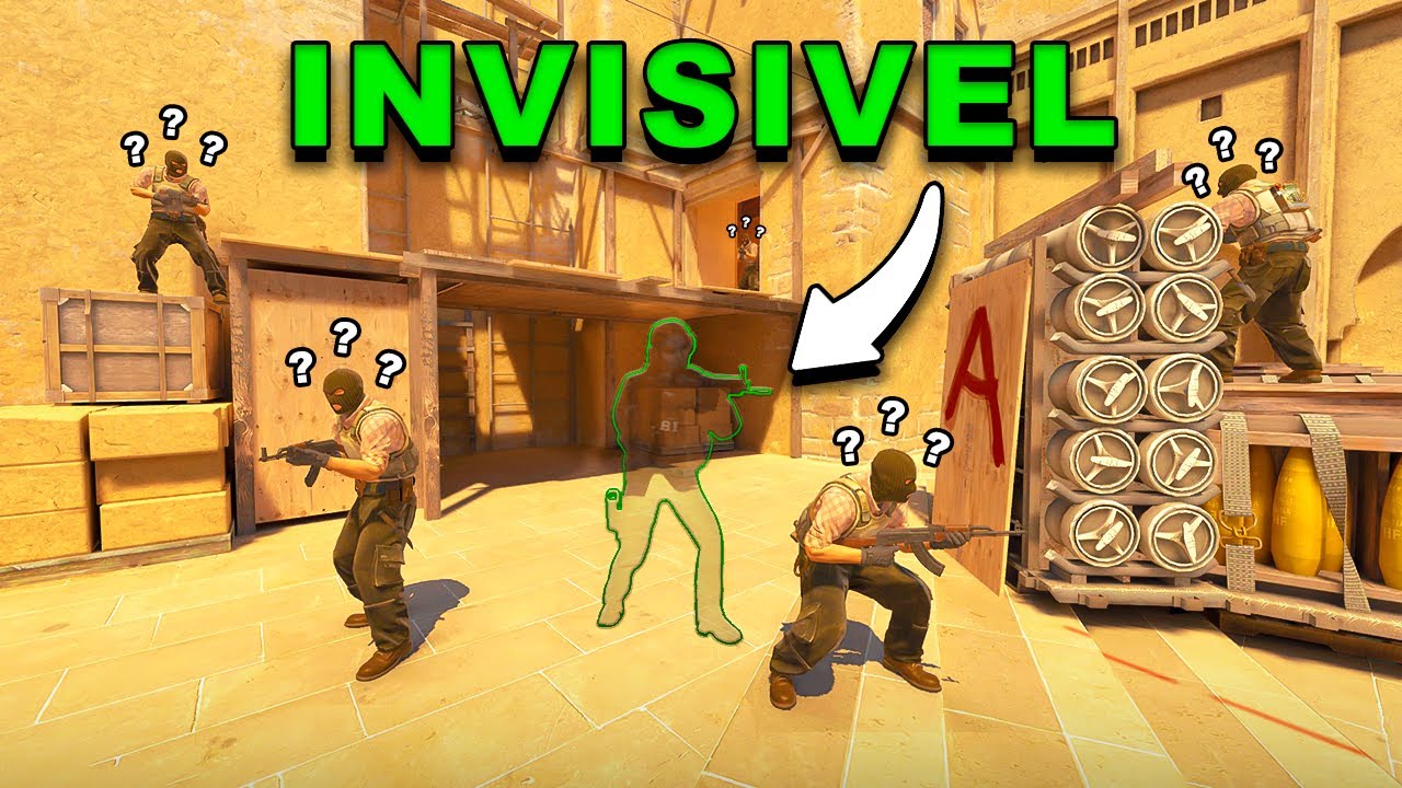 Fiquei invisível contra 5 level 20 da GC (1v5)