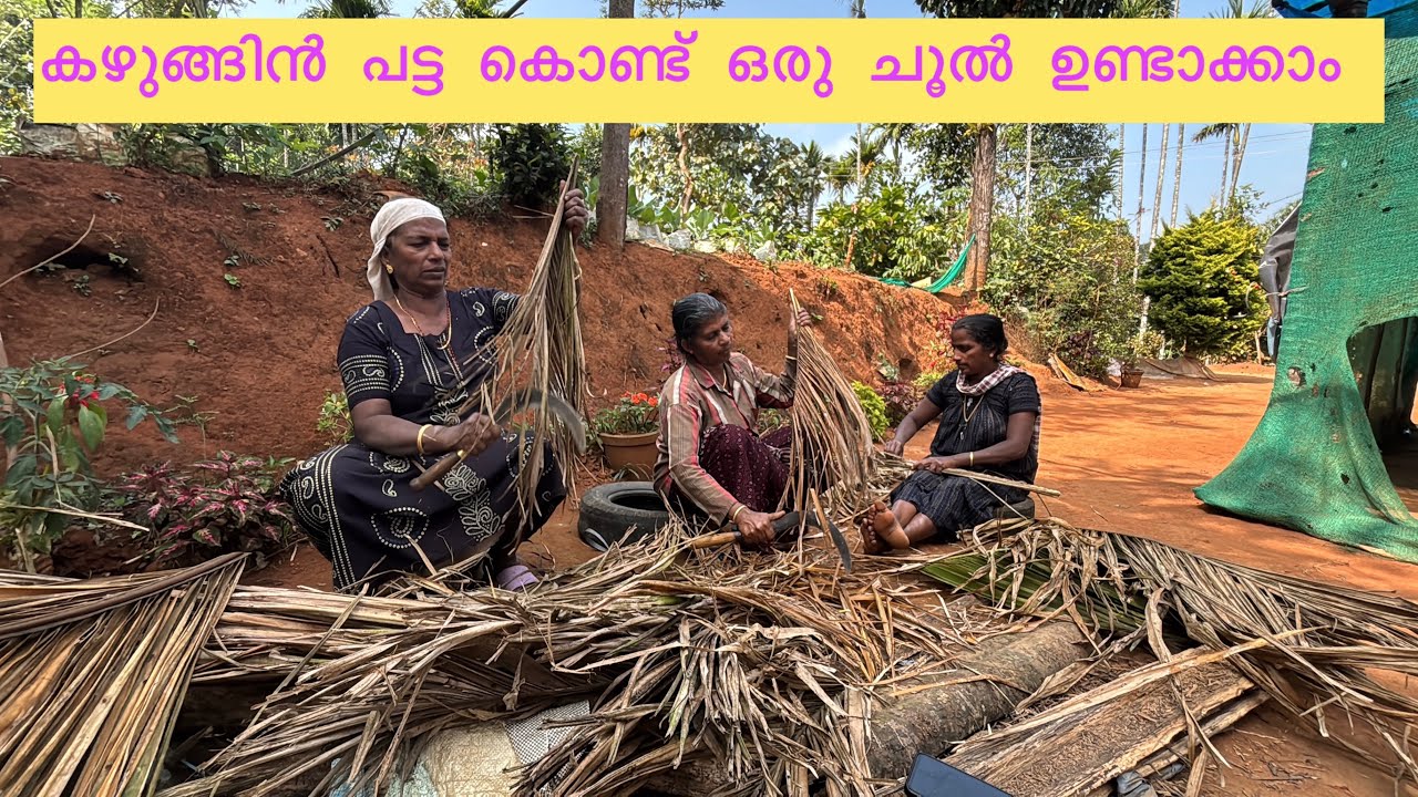 കഴുങ്ങിൻ പട്ട കൊണ്ട് ഒരു ചൂൽ ഉണ്ടാക്കിനോക്കാം @veettu_vishesham 