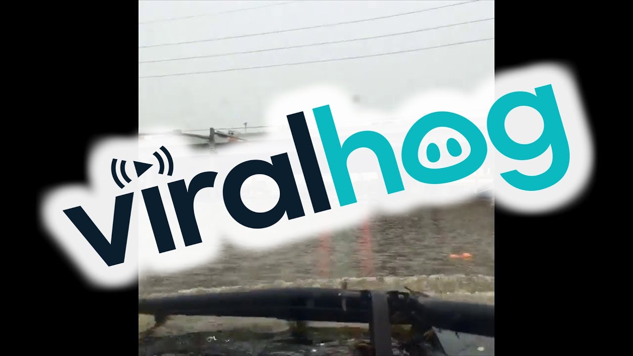 Hummer H1 Conquering The Floods In Houston || ViralHog