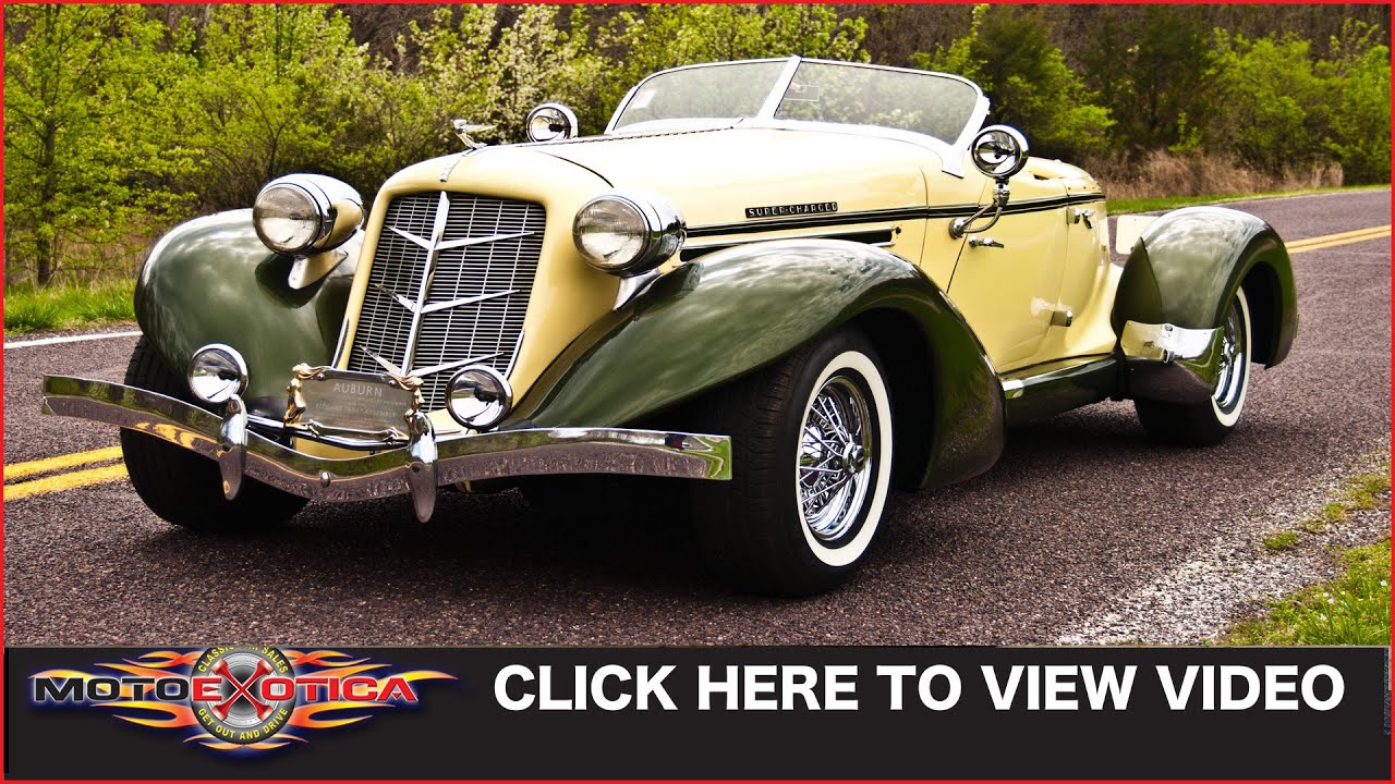 1933 Auburn Boat Tail Speedster (SOLD)