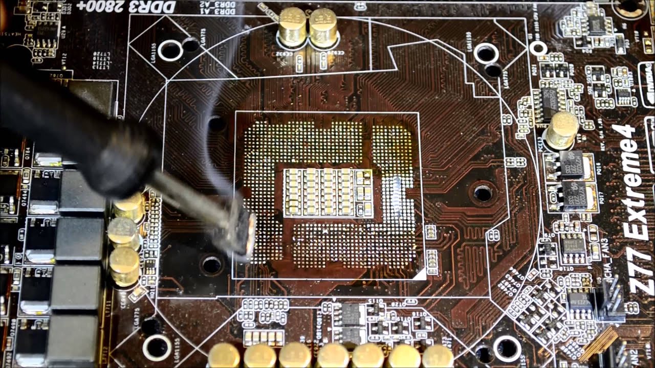 LGA1155 CPU Socket Replacement with Scotle HR460 Part 2