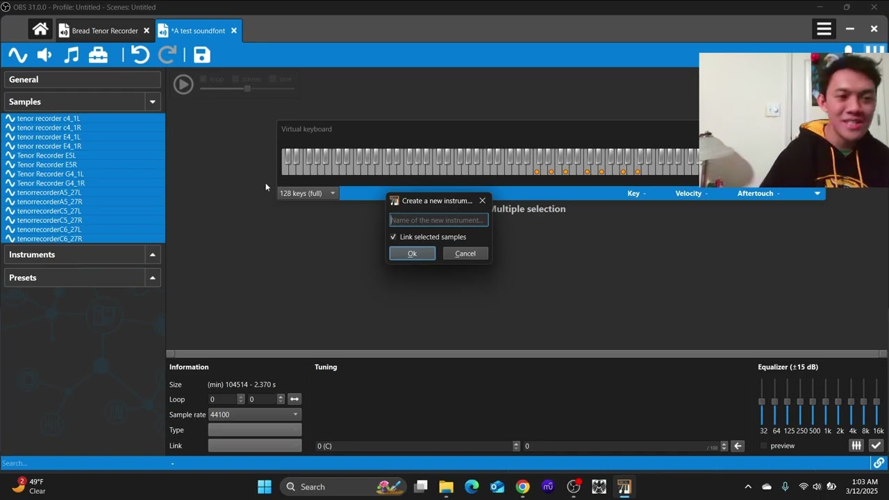 Making and Using a Soundfont in Polyphone/Musescore Tutorial