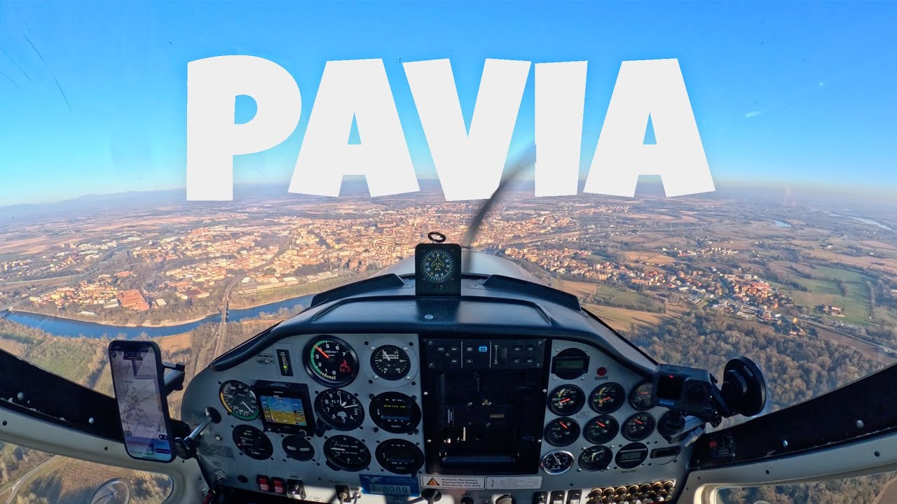VOLO in Aereo su PAVIA 🛩️