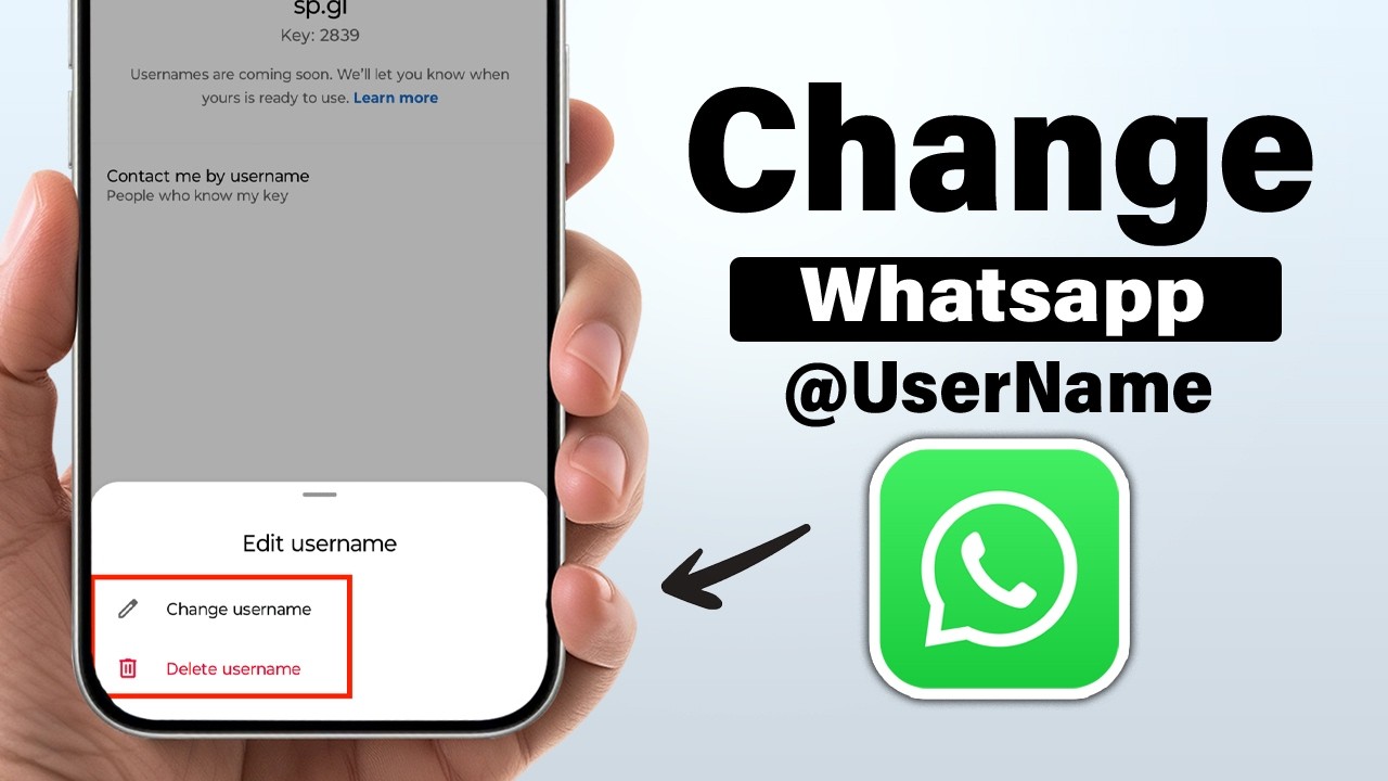 How to Change your WhatsApp Username?