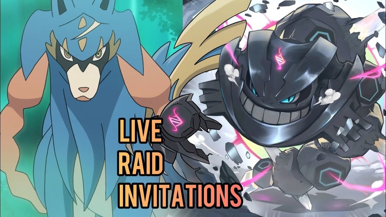 Live Raid invitations of Normal Zacian,Mega steelix and Shadow Latias#live#pokemongo