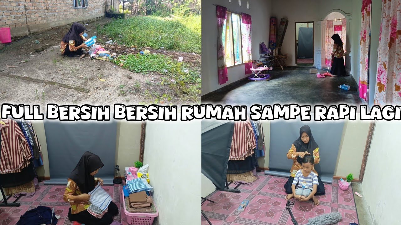 FULL BERSIH BERSIH RUMAH SAMPAI RAPI LAGI ✨