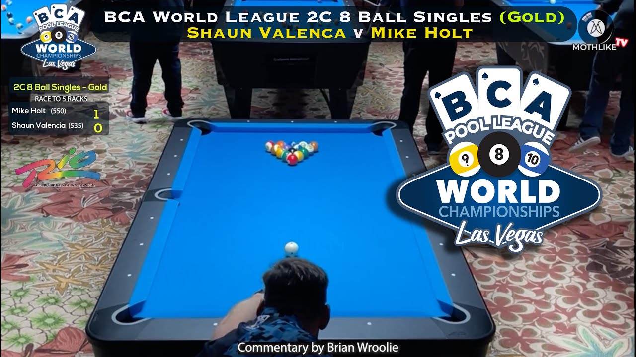 BCA 2024 World League 2C 8-Ball Singles (Gold) Shaun Valenca v Mike Holt