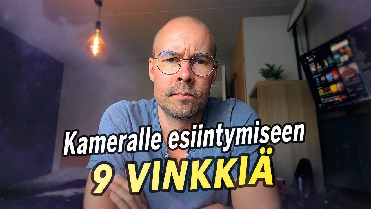 Näin esiinnyt luonnollisemmin kameralle – 9 vinkkiä aloittelijalle