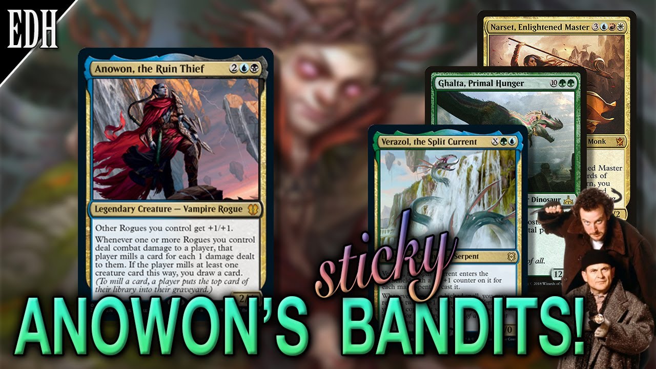 Anowon the Ruin Thief vs Verazol vs Ghalta vs Narset | Commander EDH gameplay | eedi H tribalkai