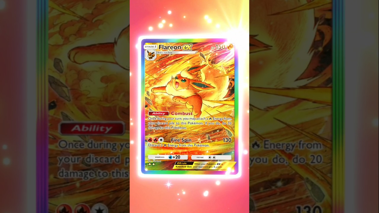 Flareon EX is Now available in Pokémon TCG Pocket