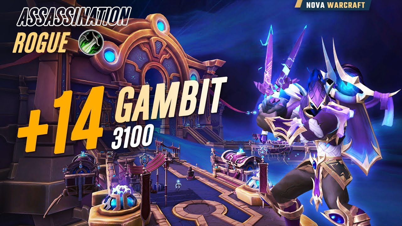 +14 Gambit ⚔️ Assassination Rogue Gameplay | Mythic Plus S3