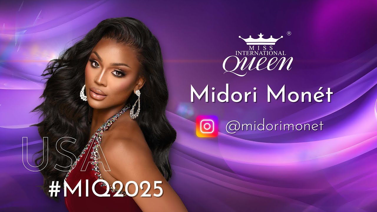 Miss International Queen USA 2025 l Midori Monét