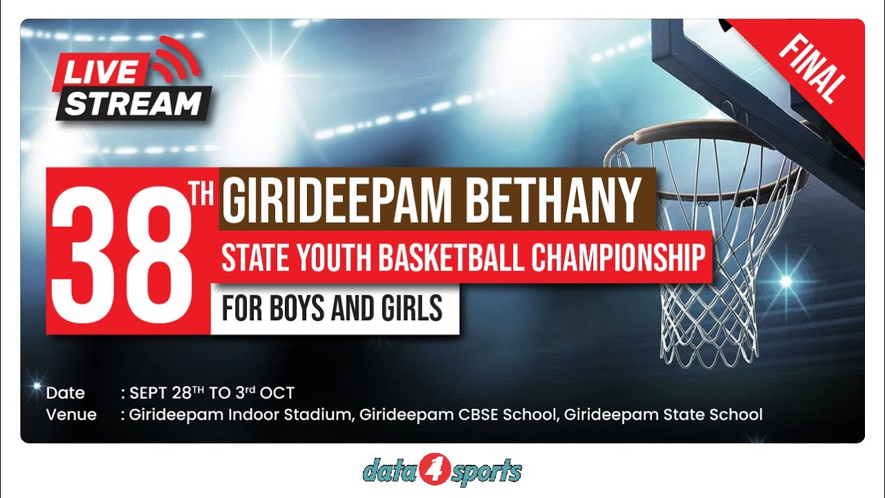 Kottayam vs Thrissur |Boys|FINAL| 38th Girideepam Bethany Kerala Youth Basketball Championship
