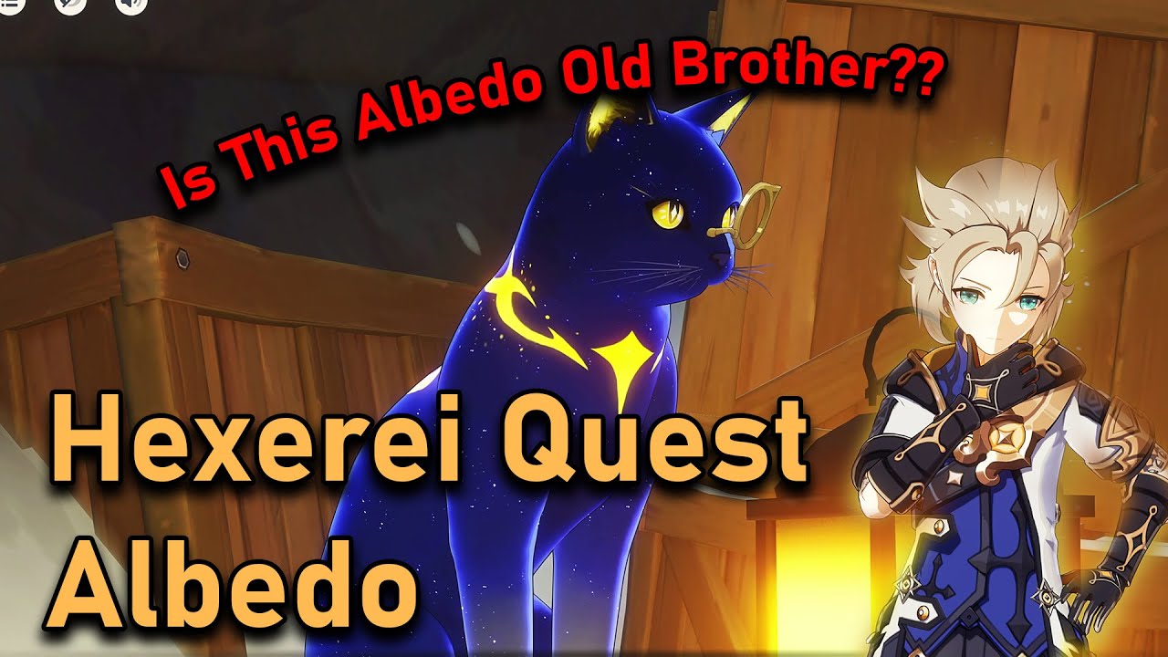 The Little Witch's Dictionary - Of Questions Beyond Questions Albedo Hexerei Quest Genshin Impact 4K