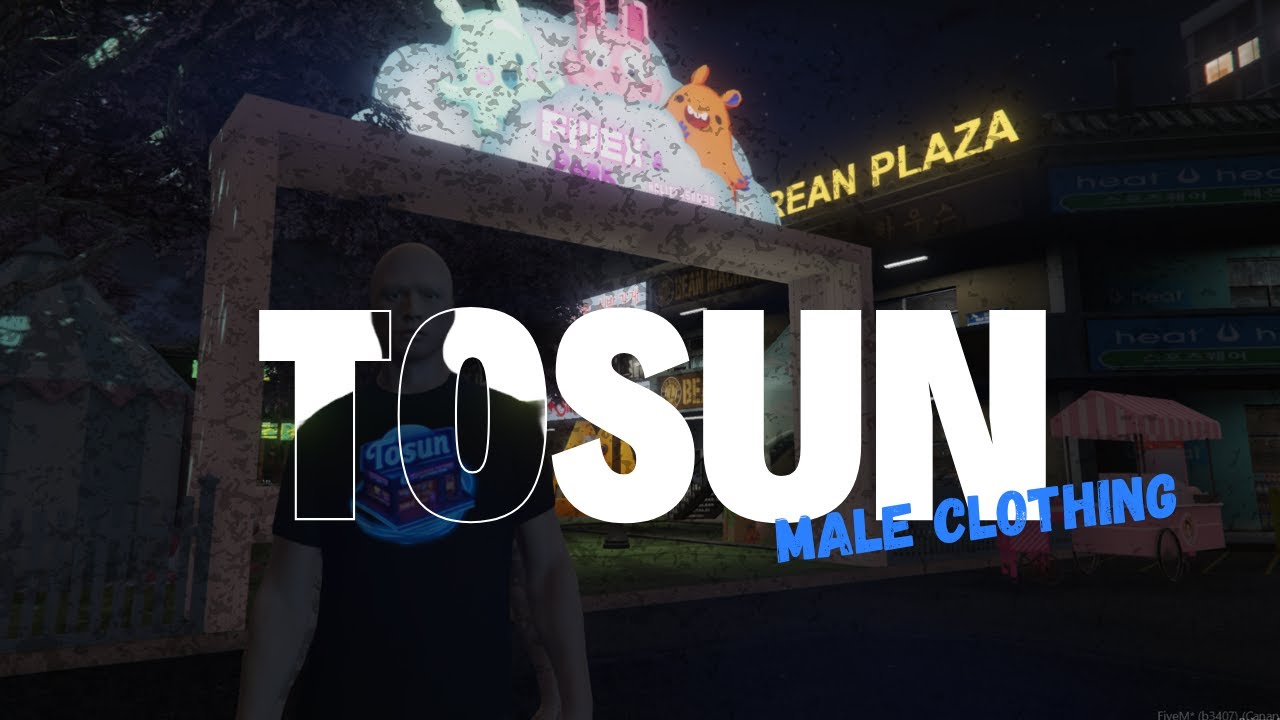 Fivem Tosun Male Clothing Pack ( Tos Friendly + Non-Branded  )