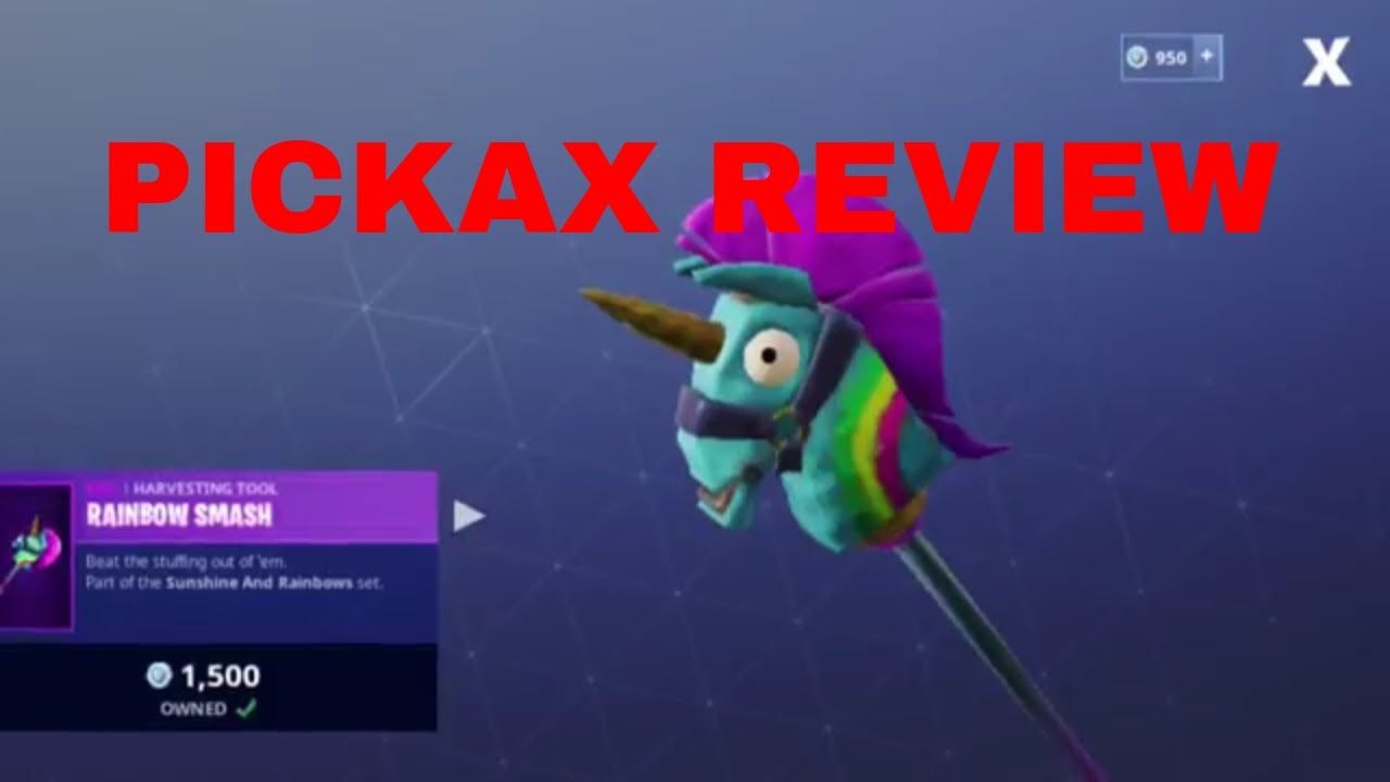 RAINBOW SMASH PICKAX REVIEW