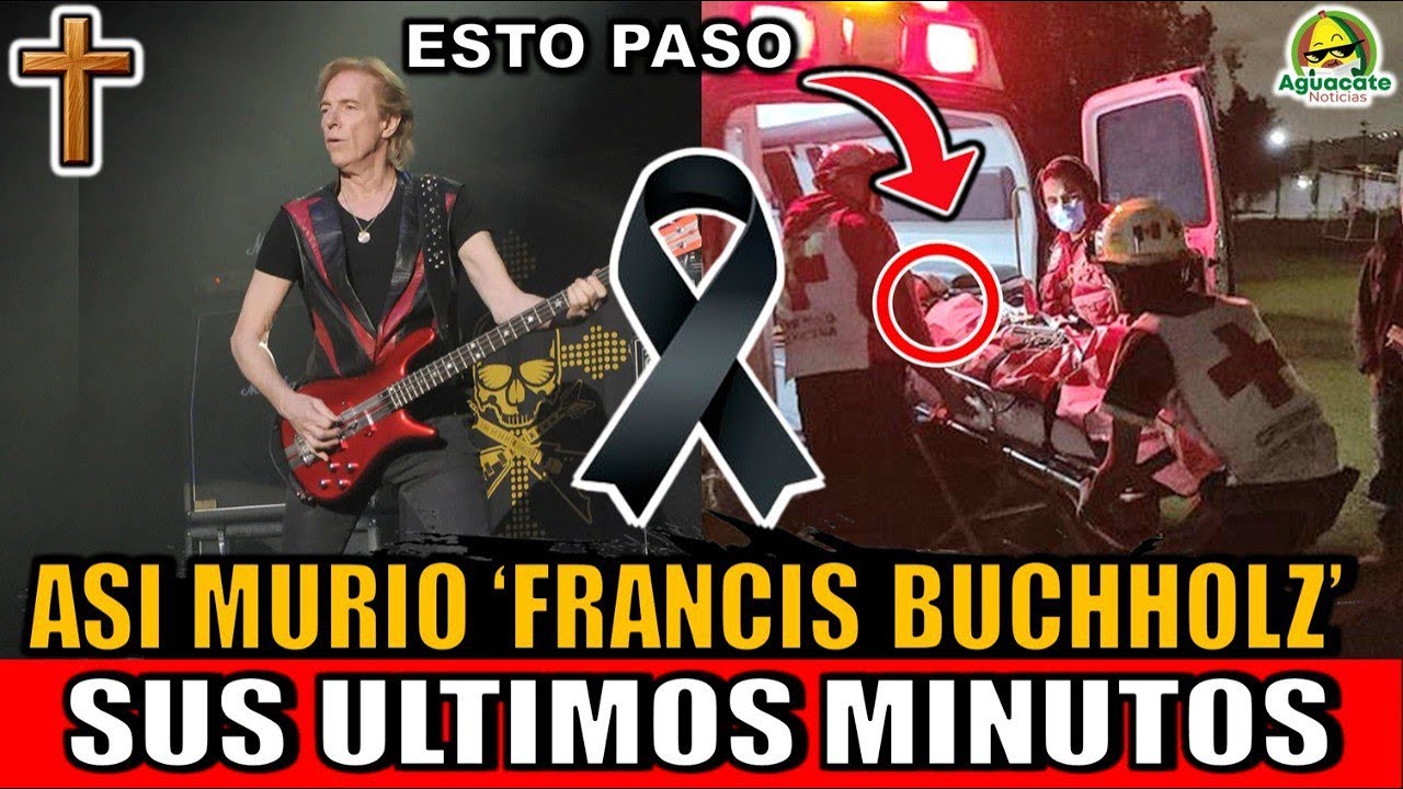 Asi MURIO Francis Buchholz MÚSICO hoy DE QUE MURIO Francis buchholz en 2026 esto sabemos