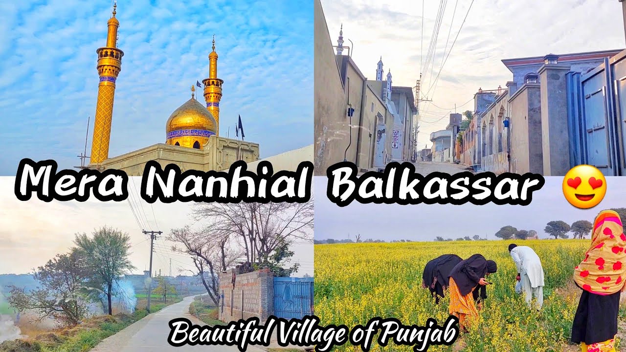 Mera Gaon Balkassar😍| Beautiful Village of Punjab✨️| Explore Chakwal