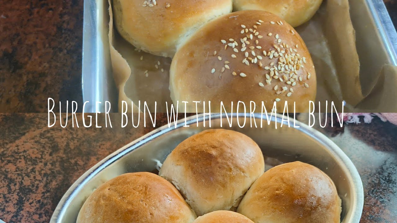 Burger bun with normal bun 