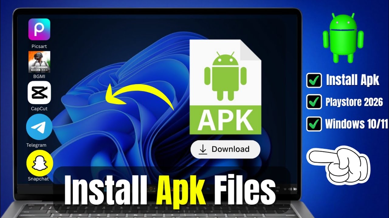 How to Install APK Files on Windows 11 2026 | Run Android Apps on PC Without Any Emulator