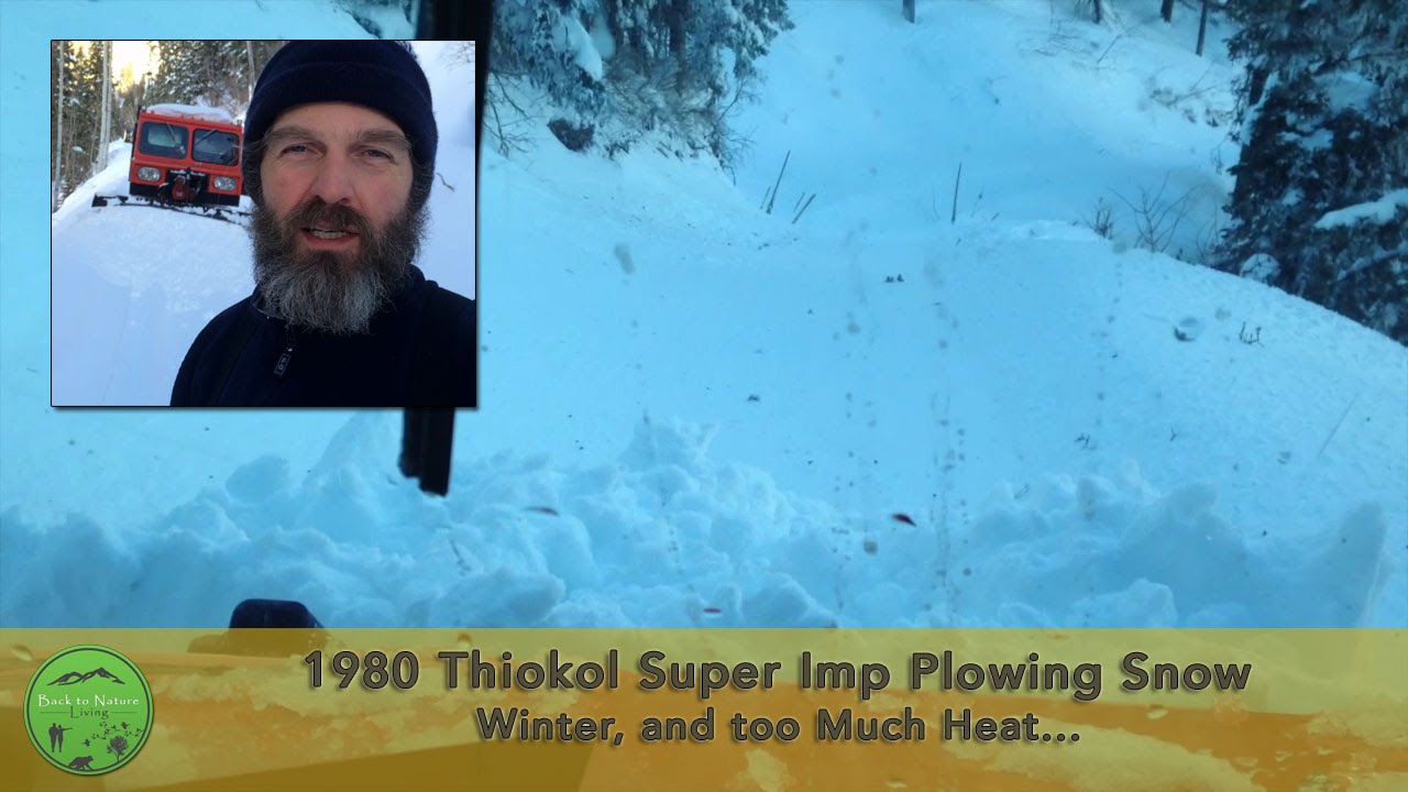 1980 Thiokol Super Imp Plowing Snow