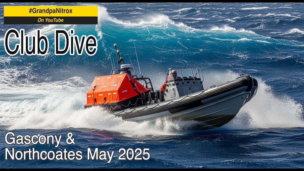 Club dive on the Gascony wreck - May 2025 - #talkingscuba #grandpanitrox #scuba #BSAC