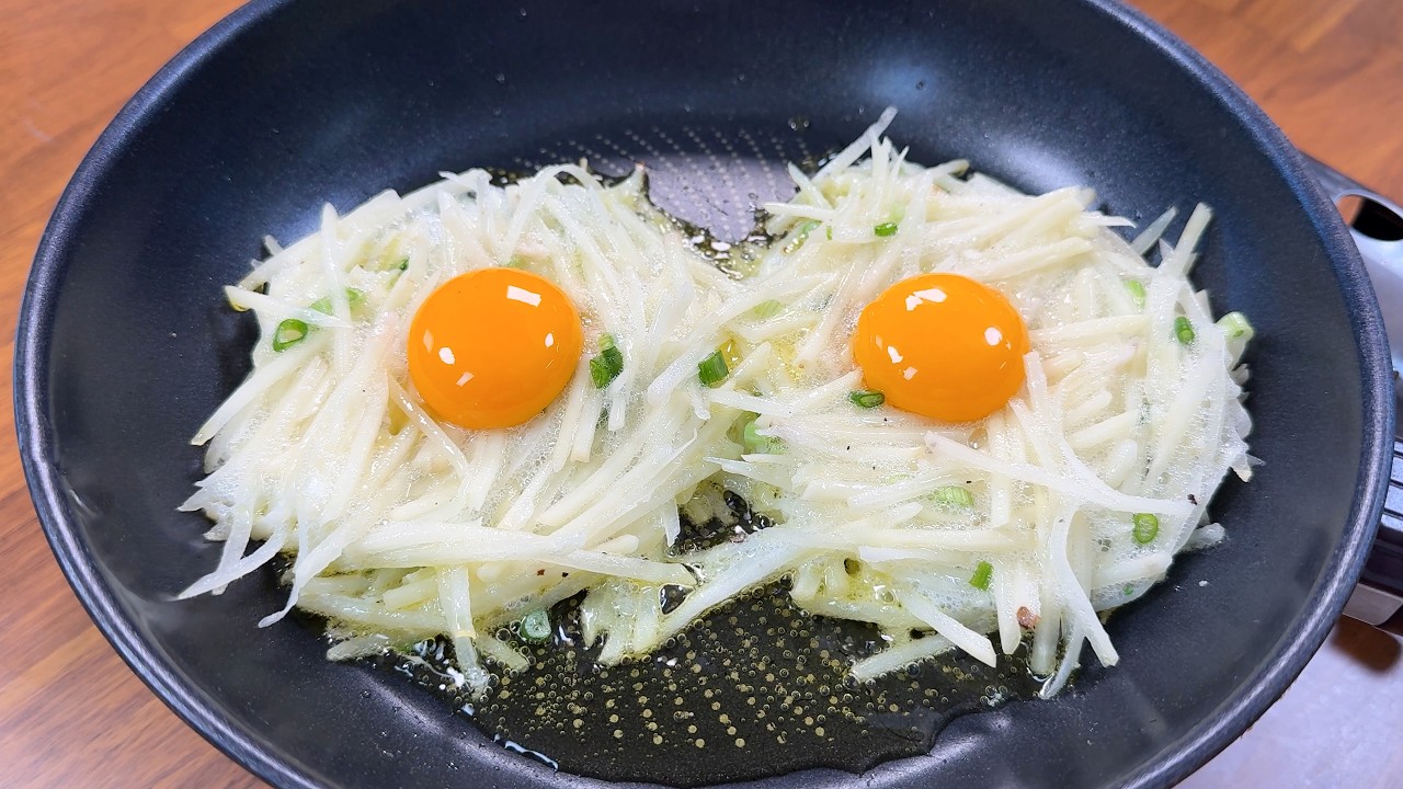 이렇게 맛있는 계란은 먹어 본 적이 없어요! 간단하고 맛있는 아침 식사 최고네요