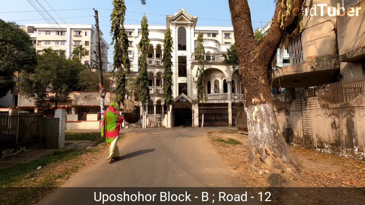 Sylhet Shahjalal Uposhohor B Block 4K 2021 | All Road | Road Tuber