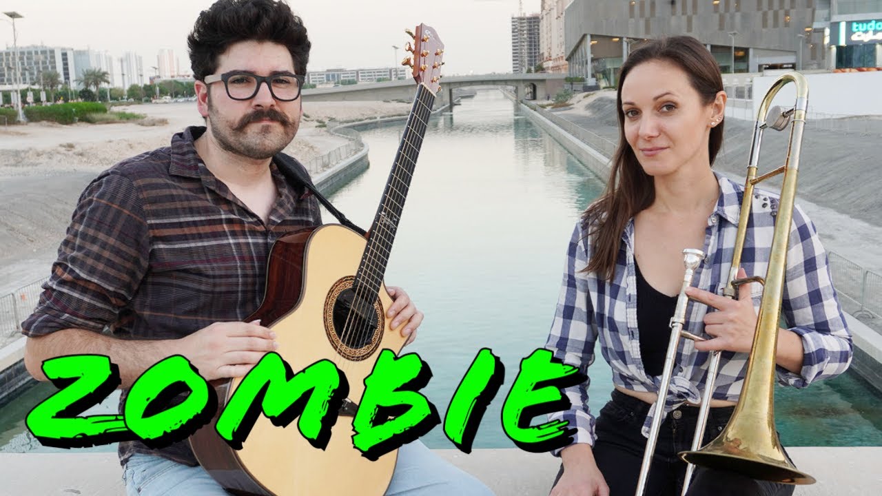 ZOMBIE by the Cranberries featuring @travisbowmanmusic // Trombone and Acoustic Guitar Cover