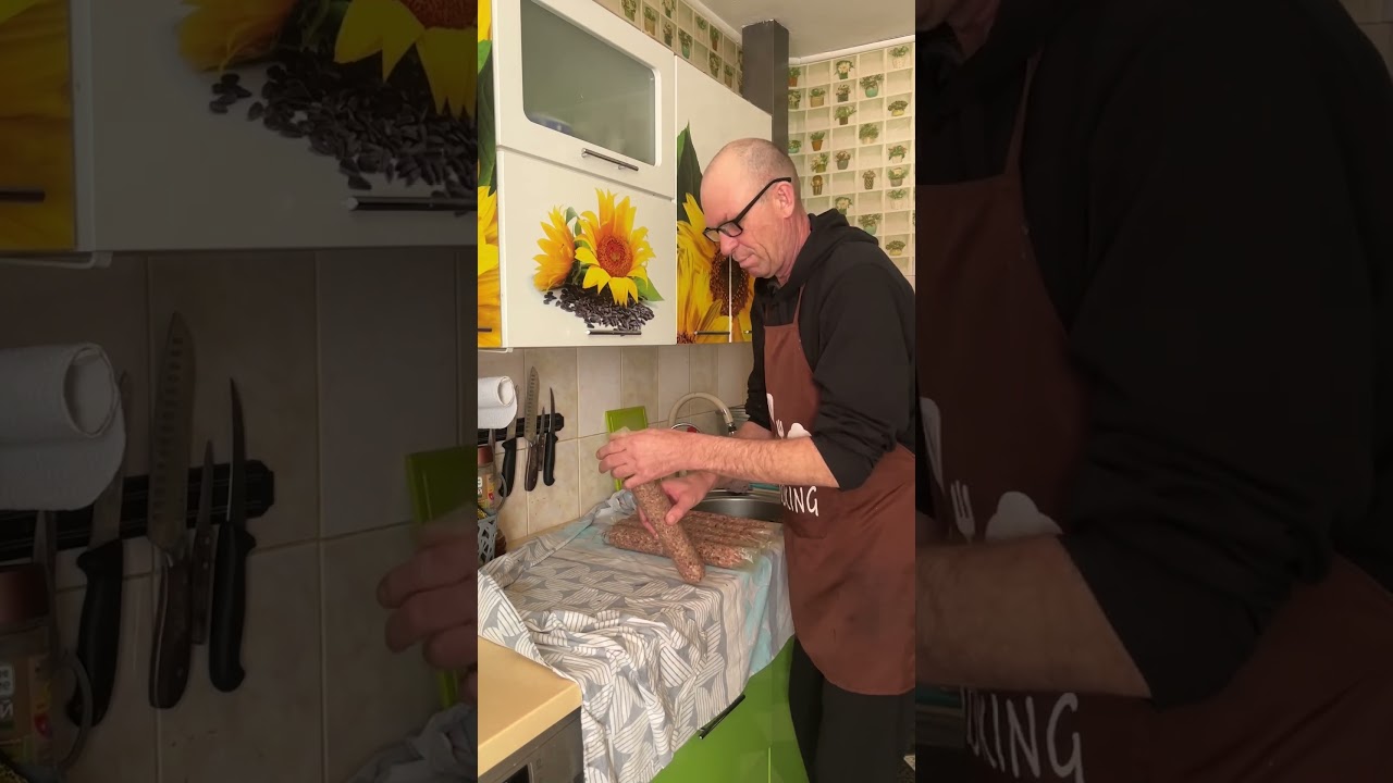 набивка колбасы от семьи Луневых