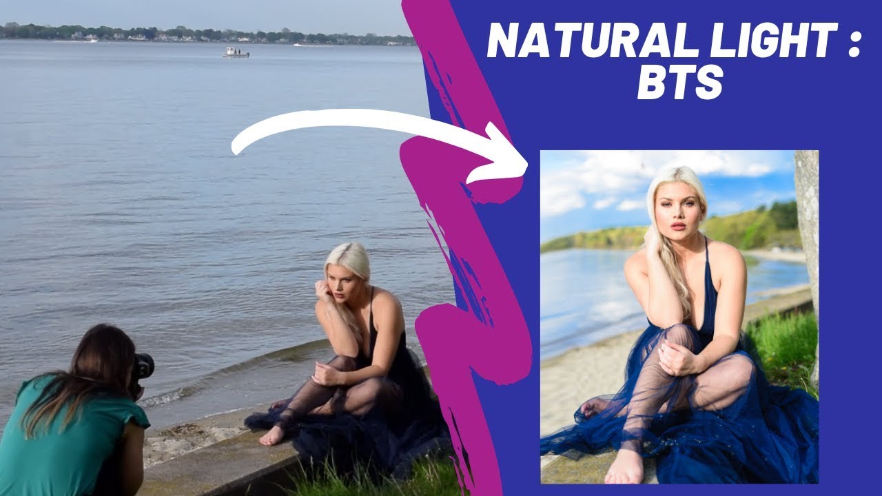 NATURAL LIGHT PHOTOSHOOT : GOLDEN HOUR - Behind the Scenes