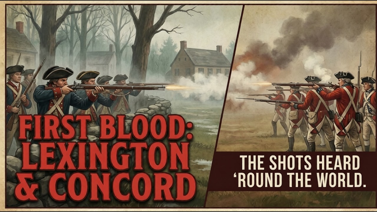 First Blood: Lexington & Concord | 1775 History