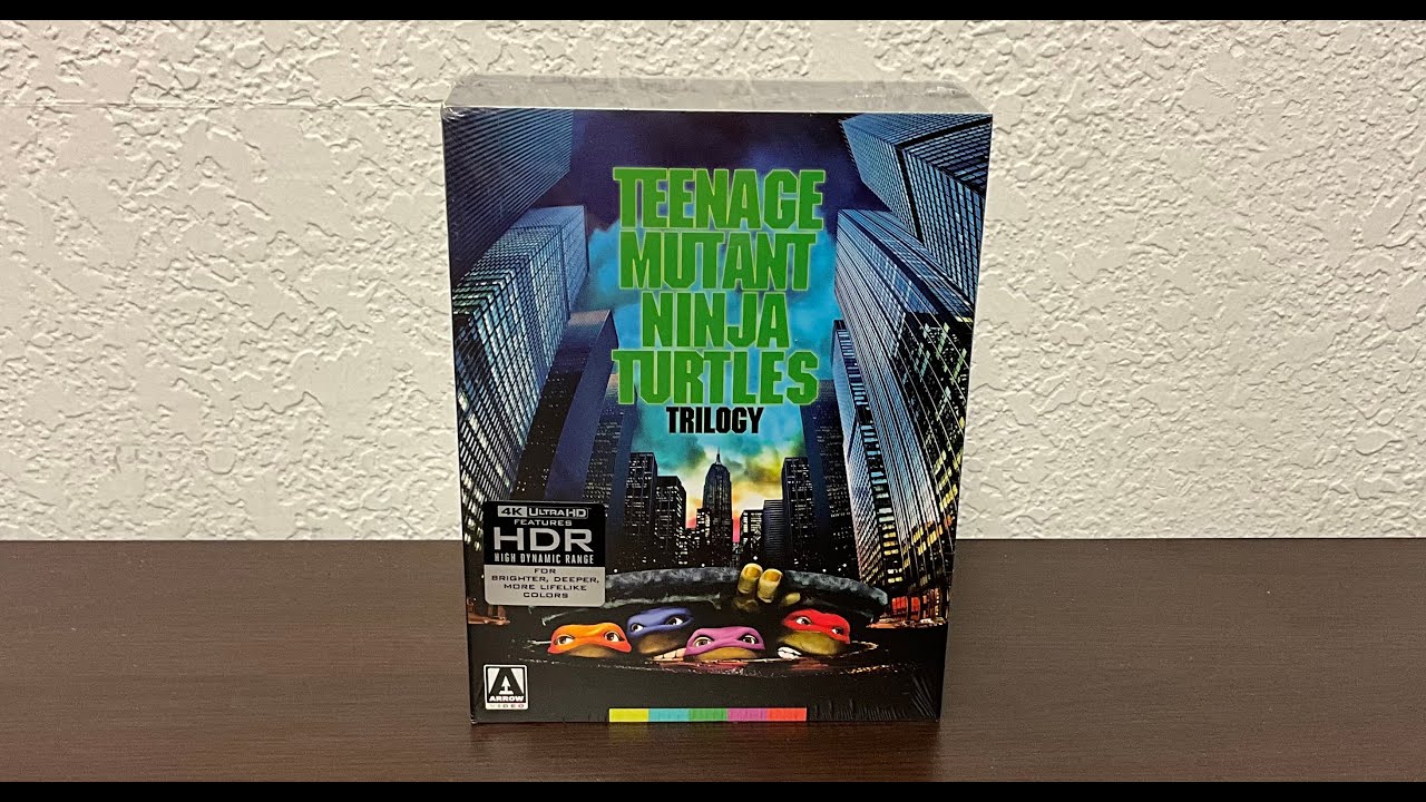 Teenage Mutant Ninja Turtles 4K Trilogy Box Set Unboxing